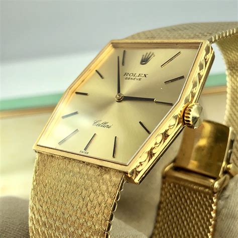 rolex cellini vintage 1970|Rolex men's cellini 18k gold.